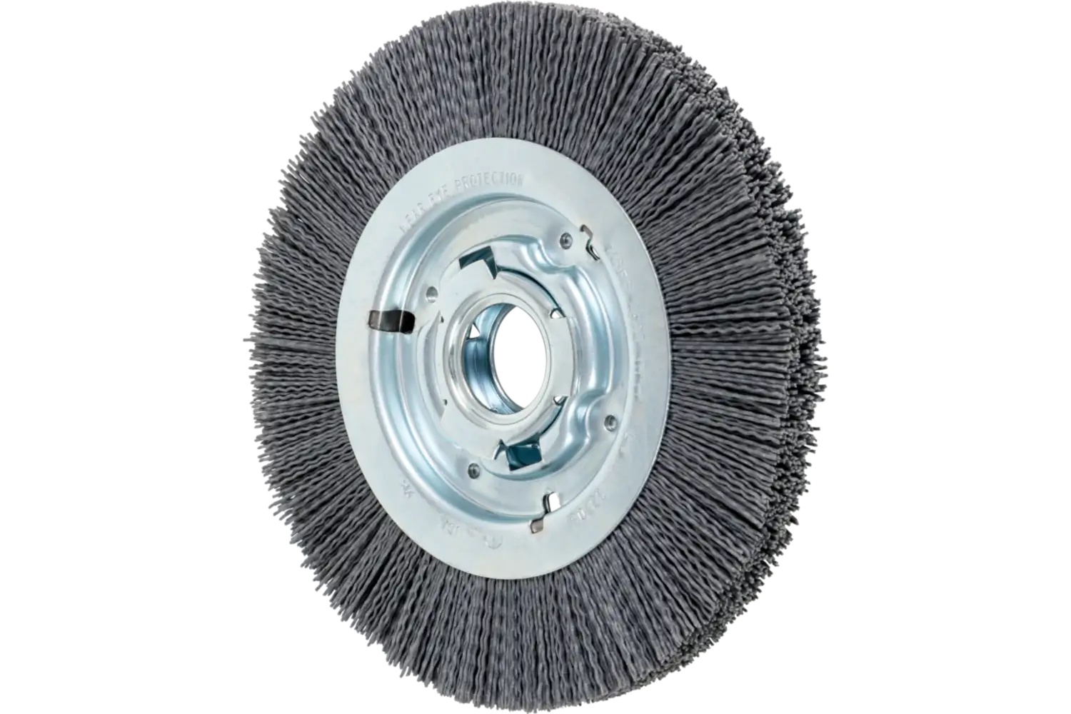 Picture of Pferd M-BRAD® Wheel Brush 8" Dia Wide Face .035/180 Grit Silicon Carbide 2" Arbor